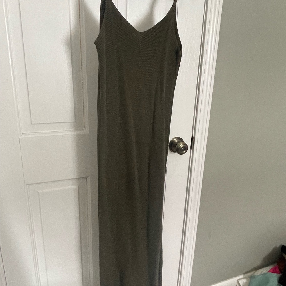 Olive Green Maxi Dress